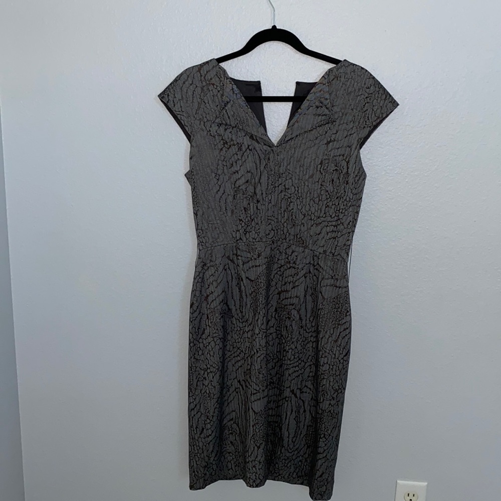 Zebra print cocktail dress
